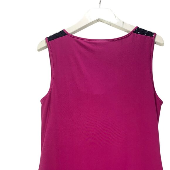 Calvin Klein sleeveless cowl-neck top pink camisole - Picture 5 of 6